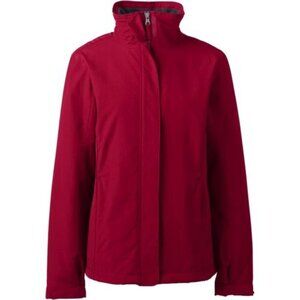 NWOT Land's End womens CS Sport Squall Jacket Red Size Small